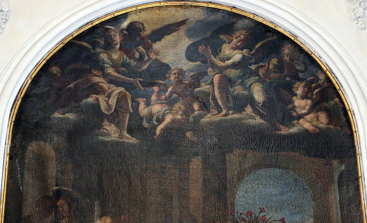 Aurelio Lomi - 107, Visitazione, Santa Maria del Carmine, Firenze, dettaglio